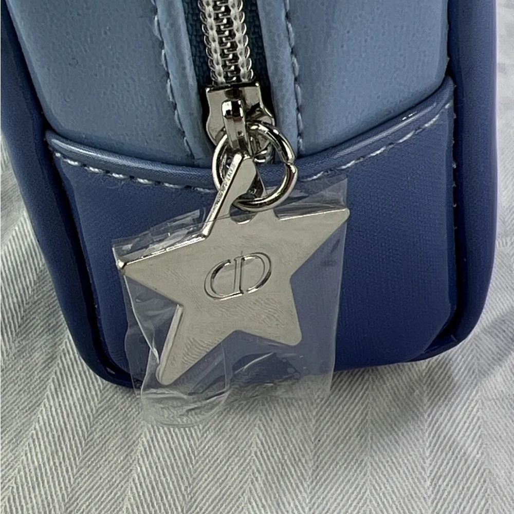Christian Dior Aqua Blue Mini PVC Cosemtic Pouch - Picture 8 of 12